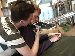 German Skater Guy Into Fist and Cum