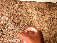 Cumshot while being rockhard(three days holding)