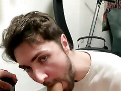 making my latin friend cum in my mouth