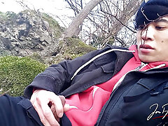 Jon Arteen wants to cum outdoor but it's a ruined orgasm