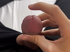 Sexy masturbation with black pants