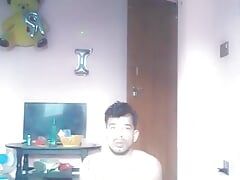 Hot boy masturbating hard