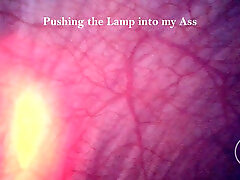 Look inside my Bladder as I push a Torch up my Ass