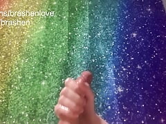 18 Year Old Teen Cute Redhead Jerkoff HUGE Cumshot