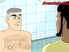 Straight Guy Fucked the Gay Ass of the Gym' Old Man