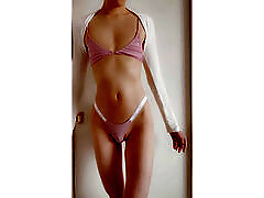 Showing off my smooth skinny body