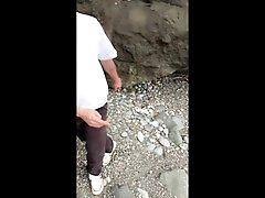 Fucked a Twink in the Mouth by the Sea and Cummed in His Mouth