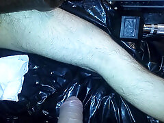 Slut boy machine fucked hard by big black dildo