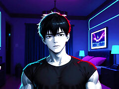 Anime Hentai Asian Twink Got Fucked in the Ass by His BBC Buddy.