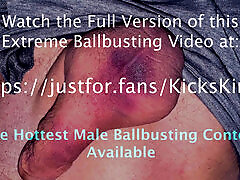 Two Balls vs Two Feet (Male Ballbusting)