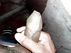 Indian telugu Men mastrubating in bathroom with his own hands and enjoy alot