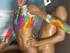 College Boy Doesn't Like Condoms Good