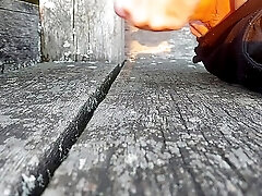 Alone twink quick cumming before people arrive