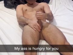 College boy begs to be fucked